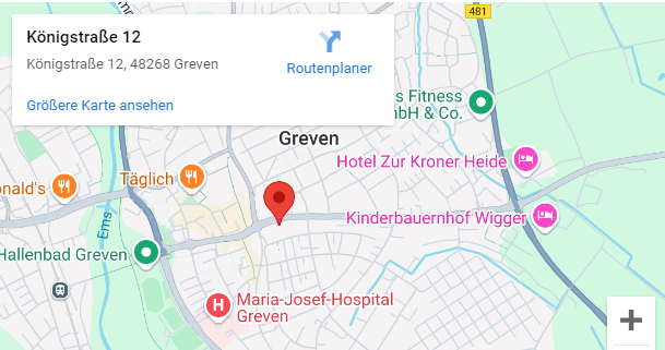 Link zu Google Maps Routenplaner